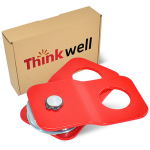 Thinkwell เครื่องกว้านรถ ATV UTV, เครื่องมือกู้ภัยเหล็กคาร์บอนสีแดงปลอมแปลง4T 8T 10T - Product Image 1