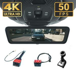 Sinjet tách ra-Loại chiếu hậu kỹ thuật số streaming 4K xe máy ảnh 8.2 inch toàn màn hình H8 Pro gương Dash máy ảnh phổ - Product Image 1