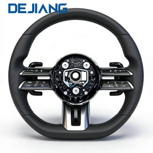 Volant de <span class=keywords><strong>voiture</strong></span> pour Mercedes-Benz CLASS W205 W204 W222 W463 W464 AMG GLA GLC CLS CLA Classe A Classe E - Volant en cuir - Product Image 1