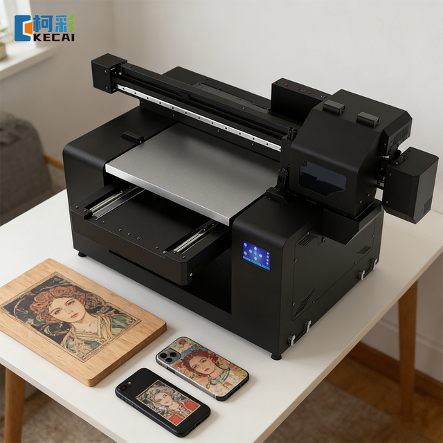 KECAI Multifunctional 5060 UV Flatbed Printer for Ultra Precise UV Printing Vivid Colors on Different Substrates