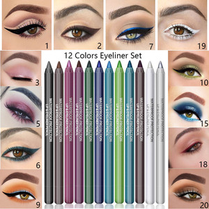 2023 nouveau Logo personnalisé Eye Liner Gel stylo coloré crémeux longue durée étanche anti-taches étiquette privée Gel Eye Liner <span class=keywords><strong>crayon</strong></span> - Product Image 3