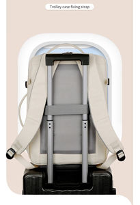 Sac à dos de voyage grande capacité avec logo personnalisé, chargement USB, sac à dos de randonnée, sac à dos d'extérieur imperméable pour ordinateur portable - Product Image 3