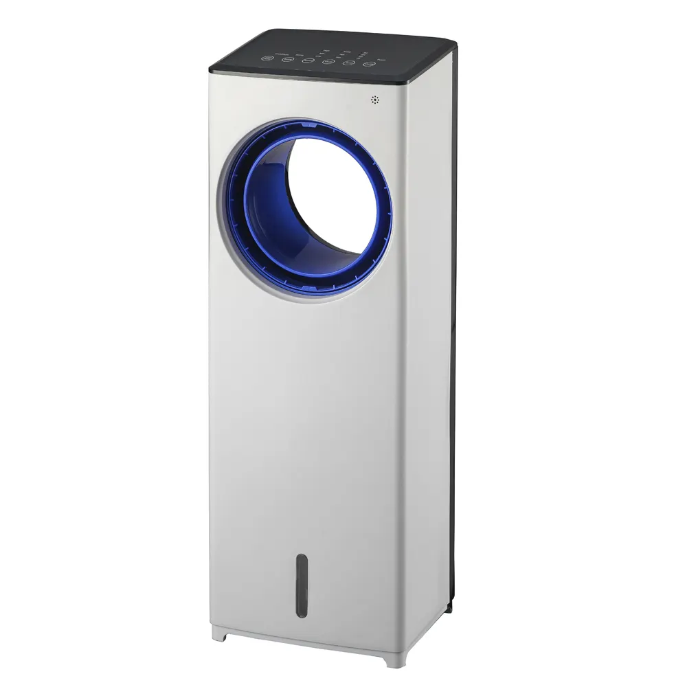 New 29-Inch Powerful Electric Tower Air Cooler Fan with Timer Portable Pedestal AC Ventiladores Oscillation Bladeless Design