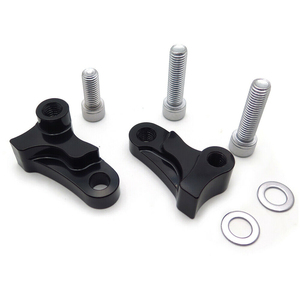 Kit d'abaissement en aluminium noir 1,75 po pour Harley Dyna Fat Bob FXDF 2008-2016, livraison gratuite, services d'usinage - Product Image 2