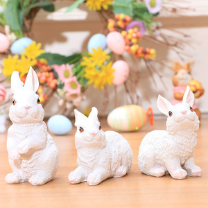 Mignon lapin de Pâques en forme d'animal pot de fleur décoration cadeau de jardin adapté aux enfants article - Product Image 4