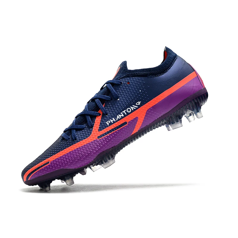 New Phantom GT2 Football Boots,Men Waterproof Knitted Dynamic Fit DF FG Soccer Shoes