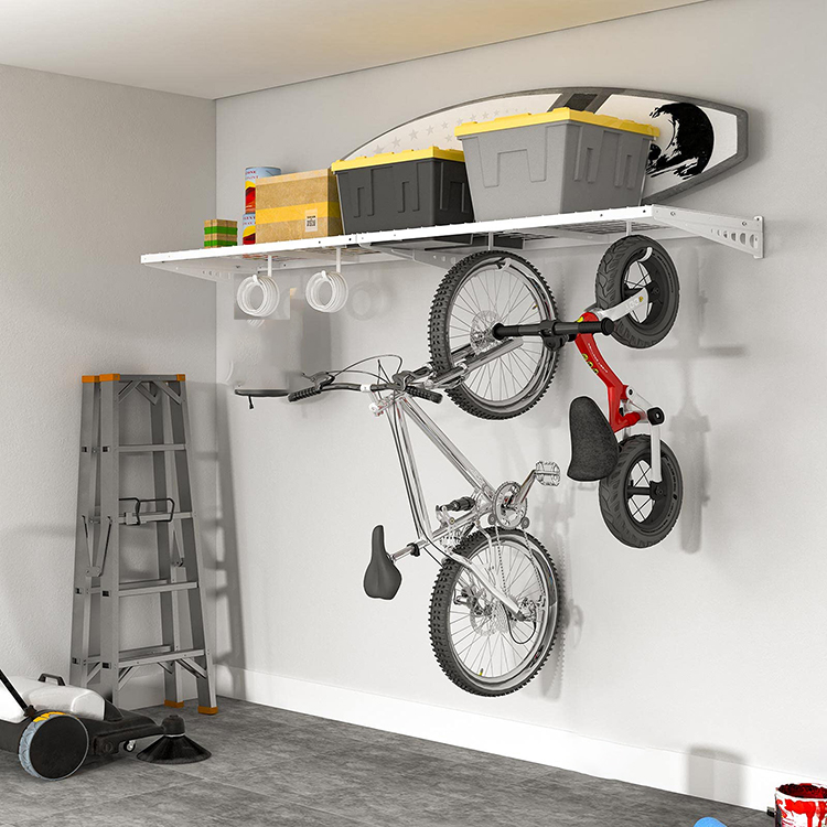 Wall Mounted Garage Shelf - JH-Mech 3-Tier Carbon Steel Storage
