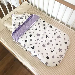 Bayi Kantong Tidur Saat Swaddle Karung untuk Bayi Baru Lahir Bayi Cocoon Kartun Pola Popok Cocoon untuk Bayi Baru Lahir