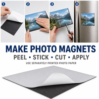 Feuille de papier photo magnétique composite en caoutchouc flexible permanent Dowell Industrial avec adhésif pour le poinçonnage et le moulage