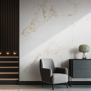 Runpin đá thạch anh tấm lớn đánh bóng đá nhân tạo Ốp tường bảng điều khiển nhà bếp hiện đại Countertop đá thạch anh tấm gạch - Product Image 6