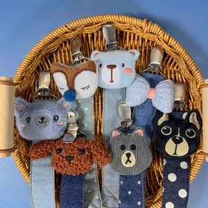 Sıcak satış birçok farklı sevimli karikatür bebek emzik tutucu zincir sevimli emzik klip - Product Image 3