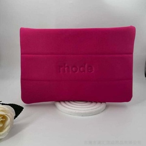 Custom LOGO Large Neoprene Makeup <strong>Bag</strong> with Zipper Closure Eco-friendly Lip Gloss and Phone Storage Ribbon and Cotton Filled <strong>Bag</strong> - Product Image 6