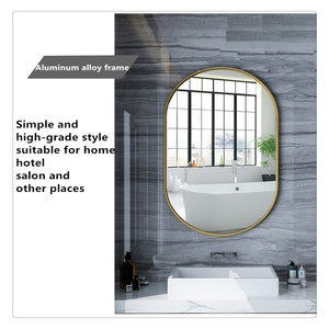 Hotel Decorative Wall Mounted Stainless Steel Custom <b>Framed</b> Round Bathroom Wall <b>Mirror</b> 2mm to 6mm ,and 1.1mm Bathroom <b>Mirror</b> - Product Image 5