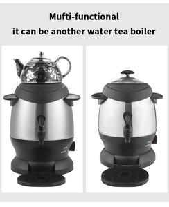 <span class=keywords><strong>Samovar</strong></span> <span class=keywords><strong>Ruso</strong></span> Eléctrico de Acero Inoxidable con Olla de Cerámica de Nuevo Estilo y Perilla de Control de Temperatura - Product Image 2