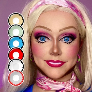 Bán hàng nóng pseyeche RY Halloween lớn mắt liên hệ với ống kính mắt cosplay mềm ống kính ELF mắt ống kính lentille lentillas de colores - Product Image 1
