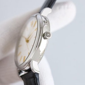 Reloj de pulsera de lujo, superventas, luminoso, automático, resistente al agua, con caja de acero inoxidable y zafiro, esfera blanca, números romanos y manecillas doradas, nuevo - Product Image 3