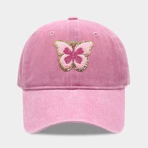 2025 Summer Women Butterfly <b>Patch</b> Baseball Cap Cute Retro Fashion Trendy Butterfly <b>Patch</b> Baseball Cap Outdoor Travel Sports Hat - Product Image 4