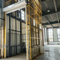 Plateforme élévatrice hydraulique industrielle pour transport interétages, monte-charge