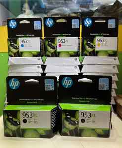 Cartuchos de Tóner H P 953xl Negros, Cian, Amarillo y Magenta en Empaque a Granel para Impresora, Originales y Completos - Product Image 3