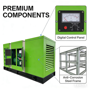 Grupo Electrógeno de 30KVA con Certificación CE ISO9001, Trifásico, Súper Silencioso, Motor de Marca Reconocida, <span class=keywords><strong>Precio</strong></span> de Fábrica - Product Image 4
