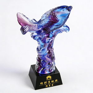 Trofeo <span class=keywords><strong>de</strong></span> Resina con Diseño Personalizado <span class=keywords><strong>de</strong></span> Cristal Colorido, Premio <span class=keywords><strong>de</strong></span> Cristal con Forma Personalizada, Recuerdo - Product Image 4