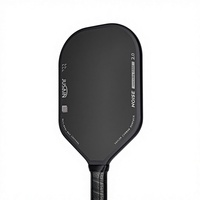 Raquette de pickleball monobloc en fibre de carbone pressée à chaud avec noyau en téflon, modèle silencieux anti-bruit JSRG-129