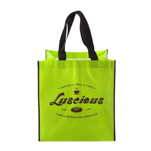 Sac de courses réutilisable en polypropylène tissé avec impression de logo pour les magasins de détail, les marchés d'alimentation et les promotions commerciales - Product Image 1