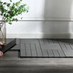 Tercel eco-friendly incastro Anti-scivolo WPC mattonelle 18mm pavimento <span class=keywords><strong>in</strong></span> <span class=keywords><strong>PVC</strong></span> <span class=keywords><strong>per</strong></span> balcone da esterno DIY contemporaneo liscio spazzolato - Product Image 3