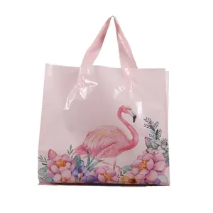 50Pcs Flamingo Pe Boodschappentas Kledingstuk Kleding Cosmetische Shopping Plastic Zakken Voor Kleding En Schoenen Verpakking