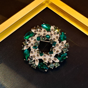 Broches de Cristal con Forma de Flor, Botones de Diamantes de Imitación, Aleación Chapada en Oro, Personalizados, Unisex, para Regalo de Compromiso, Boda, Fiesta, Accesorios - Product Image 3