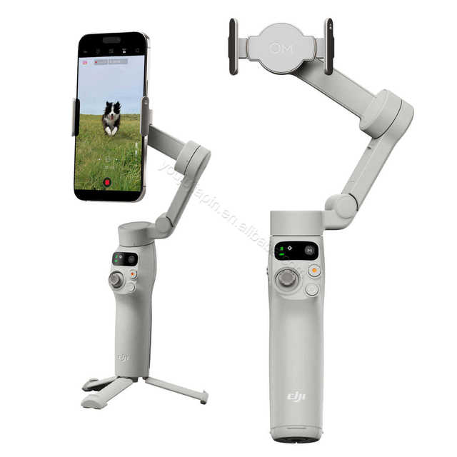 Original DJI Osmo Mobile 7 7P Phone Handheld Gimbal Stabilizer Easy Tutorials & One-Tap Editing 10h Battery Life & Phone Charge