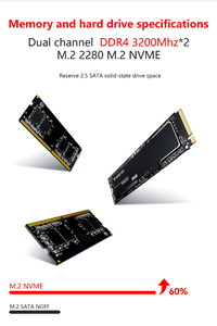 <span class=keywords><strong>Mini</strong></span> PC Todo en Uno Amd R7 Pocket Gamer, Computadora de Escritorio Comercial Ryzen Nueva, Enchufes CN, AU, US, EU - Product Image 5