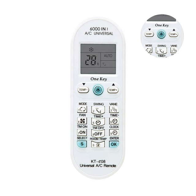 Remote Control air Universal E08 Kt Conditioner Ac 6000 in for One Controller Conditioning Key Series Conditioners Smart Split