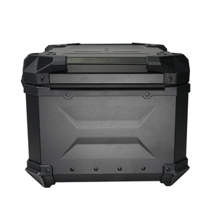 F2 MOTO 55L Noir Boîte à bagages arrière en alliage d'aluminium pour moto, étanche, résistante aux chutes, protection universelle pour bagages - Product Image 3