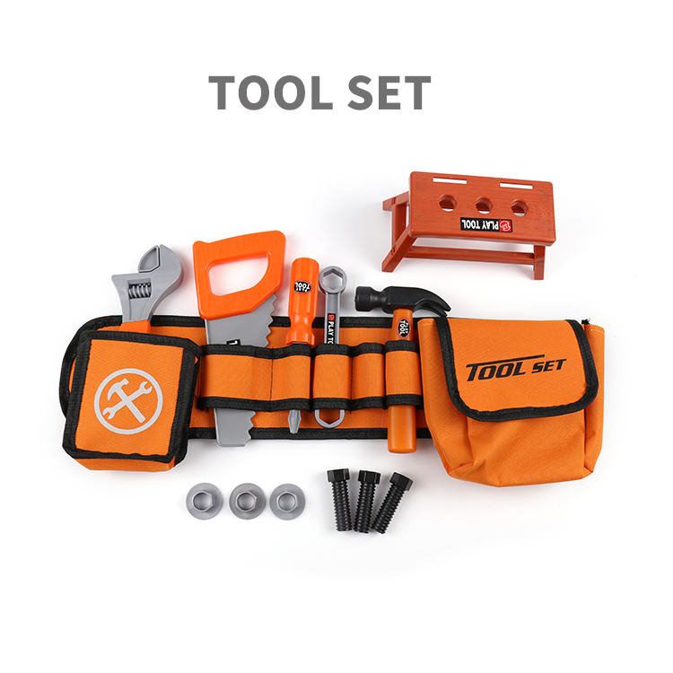 Banatoys Herramienta 18Pcs Tool Belt Plastic
