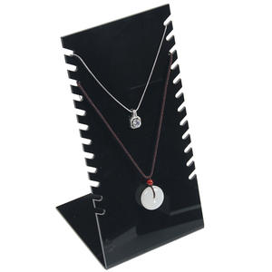 Support de présentation de bijoux en acrylique de luxe lavable avec mannequin de vitrine pour collier - Product Image 4