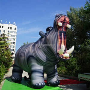 Explotar modelo animal inflable animales salvajes hipopótamo - Product Image 1