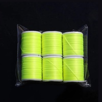 Leuchtende 150D Fliegen binde fäden Hochfeste Floss Line Glow Fly Binde material für Streamer Bass Pike Salzwasser-Angel fliegen