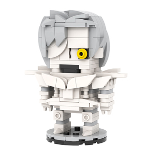 MOC7009 Rem Head Bricks Death <span class=keywords><strong>Note</strong></span> Figurines de manga japonais Figurines d'<span class=keywords><strong>action</strong></span> Modèles de figurines Blocs de construction Jouets éducatifs - Product Image 1