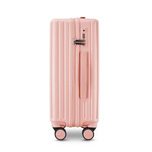 Maleta de Viaje Rígida Robusta de Policarbonato Negro con 8 Ruedas Giratorias y Mango de <span class=keywords><strong>Aluminio</strong></span> Candado TSA para Uso en Aeropuerto - Product Image 4