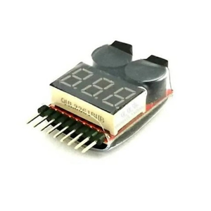 Lipo Akku <span class=keywords><strong>Tester</strong></span> Baixa Tensão Buzzer Alarme pele 2-8S Lipo Leben Li-Ion Batterie Checker Monitor - Product Image 3