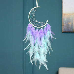Atrapasueños Colgantes Decorativos, Adornos Creativos <span class=keywords><strong>para</strong></span> el Hogar, Adornos Colgantes de Plumas Estilo Europeo y Americano, Atrapasueños Indio - Product Image 1