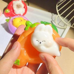 Fruits mignons, petits animaux, jouets créatifs à presser, relaxation, soulagement de l'anxiété, jouets à rebond rapide - Product Image 2