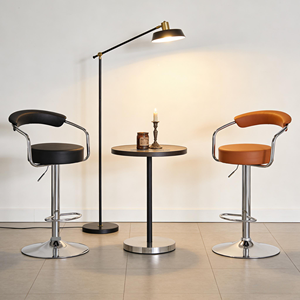 Chaises de <span class=keywords><strong>bar</strong></span> réglables minimalistes, résistantes, légères, durables, pour usage commercial en <span class=keywords><strong>extérieur</strong></span>, <span class=keywords><strong>avec</strong></span> base stable - Product Image 6