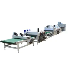 Automatic UV parquet floor production line