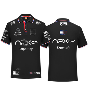 F1 Racing Car Movie Racer APXGP Same Style POLO t-shirt a maniche corte con colletto largo intorno alla parte superiore del colletto - Product Image 3