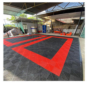 Dalles de <span class=keywords><strong>sol</strong></span> de garage en <span class=keywords><strong>PVC</strong></span> avec motif diamant et système d'interverrouillage pour <span class=keywords><strong>atelier</strong></span> et garage à domicile - Product Image 1