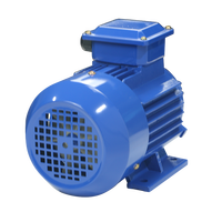 Moteur AC triphasé 3KW 4HP 110V/220V 50Hz 3000 tr/min Boîtier en fonte Asynchrone Efficacité IE1 Montage B3 Refroidissement IC411