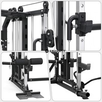 Machine Smith multifonctionnelle professionnelle personnalisée pour usage commercial en salle de sport, équipement d'entraînement de force en acier au carbone pour l'entraînement