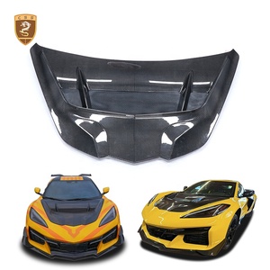 Capó Delantero Estilo ZR1.2 de Fibra de Carbono Húmeda para <span class=keywords><strong>Chevrolet</strong></span> Corvette <span class=keywords><strong>C8</strong></span> Z06, Accesorios para Automóviles, Piezas de Auto - Product Image 1